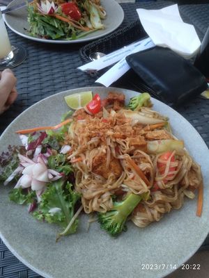 Main dish. Sooo tasty at Dam Restaurant in Hamburg