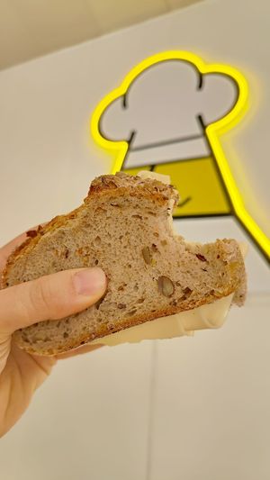 Sandwich vegan at Mr Portuguese Bakery in Faro