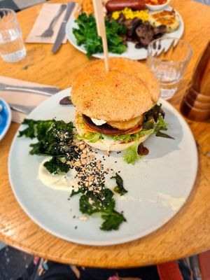 Vegan Burger at Postal Service in Auckland