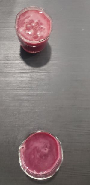 pomegranate juice at sour kitchen in Hamburg