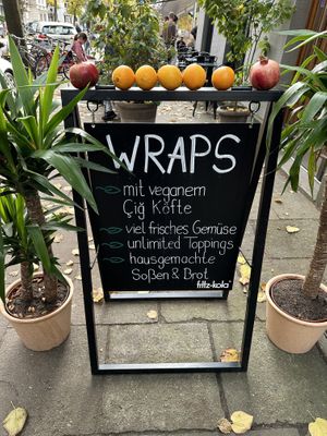 Speisekarte  at sour kitchen in Hamburg