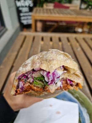 Cigköftewrap at sour kitchen in Hamburg