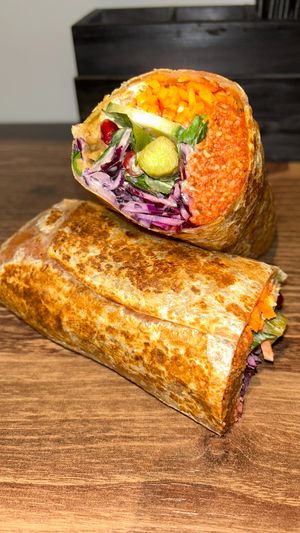 Wrap - cut in half at sour kitchen in Hamburg