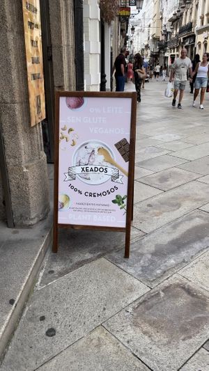   at Xeados Ice Cream in A Coruna