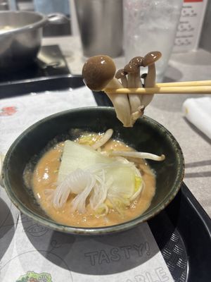  at Hitori Shabushabu - Nanadaime Matsugoro Shinjuku Toho Bldg in Tokyo