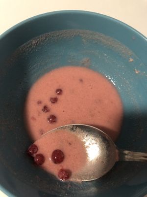 Currant soup!  at Zöld in Budapest