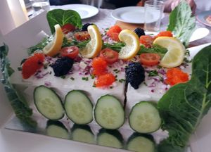 Smörgåstårta 😍 at Nova Bakery in Jonsered