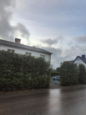 Outside the house at Nova Bakery in Jonsered