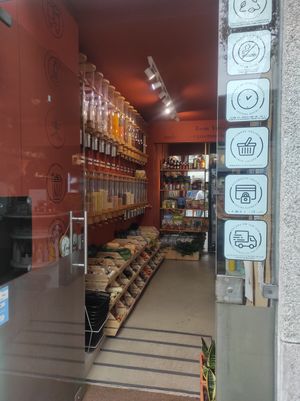 Inside at Mercado Orgânico in Porto