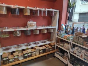 Inside at Mercado Orgânico in Porto