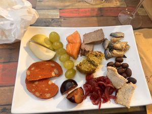 Vegan cheese platter   at H2NO  in Viareggio