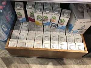 Milk alternatives  at Zelen Bio Store in Sofia