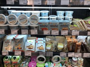 Cheeses  at Zelen Bio Store in Sofia