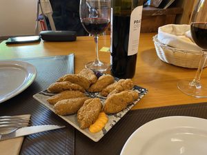 Croquetas veganas de boletus   at Restaurante la Galana in Avila
