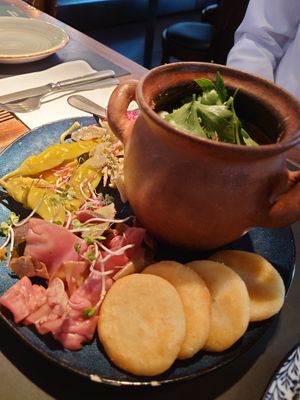 Kidneybohnen-Eintopf at SO RE Restaurant & Bar - Georgische Küche in Dusseldorf