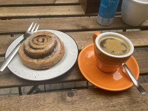   at Happy Vegan Coffee in Santiago