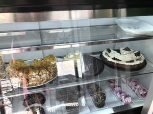 Cakes, pies, alfajor estaba   at Happy Vegan Coffee in Santiago