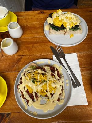 Vegan cowgirl at Yolk. in Nottingham