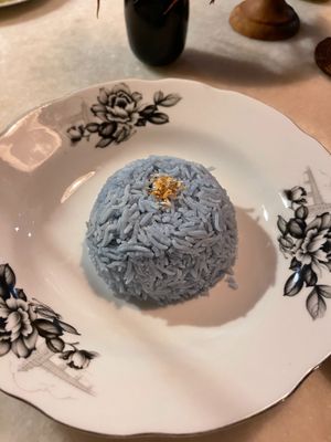 Coconut Blue Rice RM7.99 at ADU Sugar Restaurant in Kuala Lumpur
