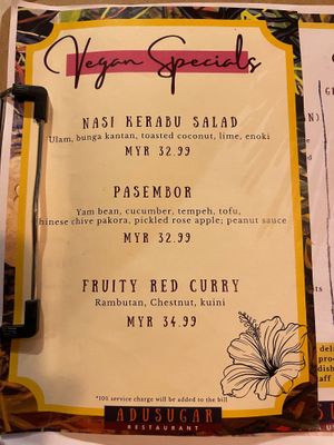  at ADU Sugar Restaurant in Kuala Lumpur