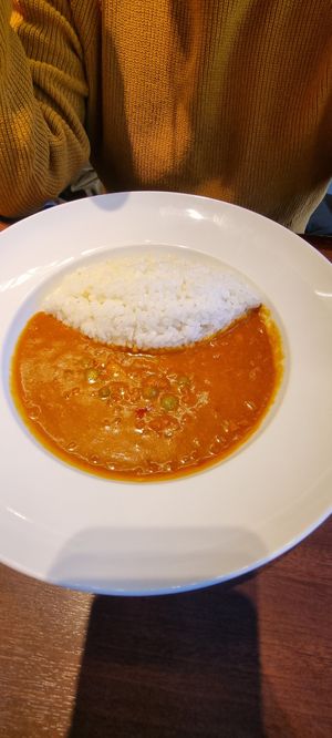 Curry rice with vegetables (peas & carrots) at Owakudani Station Restaurant - 大涌谷駅食堂 in Hakone