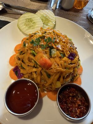 Vegetable Kottu Roti (I asked for bo eggs)  at Jude Restaurant in Negombo