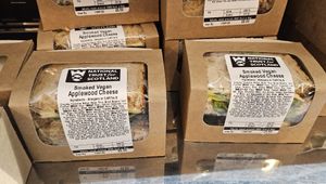 Vegan Sandwich at Highland Coo Café in Glencoe