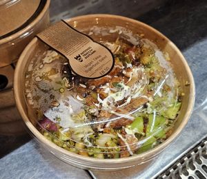 Vegan Salad at Highland Coo Café in Glencoe