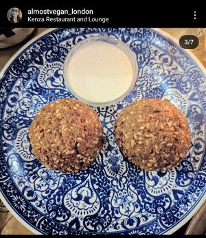 Falafel at Kenza in East London