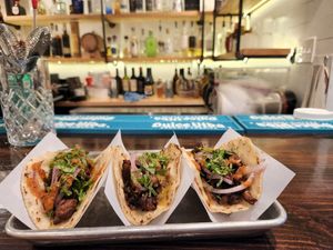 Asada tacos at Cuates Kitchen  in Dallas