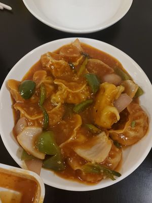 Chili momos at Tibet Kitchen - ทิเบต คิทเช่น กรุงเทพมหานคร in Bangkok