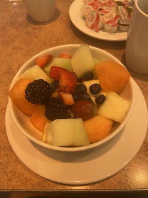 Fruit salad   at Murray‘s Deli in Nassau