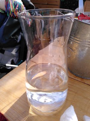 Carafe of water (March 2024) at The Old Boat House in Amble