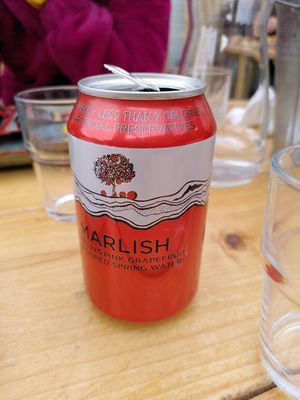 Grapefruit drink (March 2024) at The Old Boat House in Amble