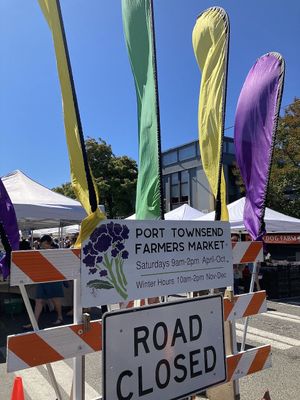 Entrance  at Port Townsend Farmers Market in Port Townsend