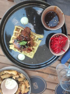 Matcha Duck vegan at SOYO - Restaurant & Bar in Landshut
