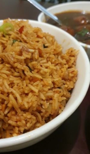 Shezwan fried rice at Indian Chopsticks in Harris Park