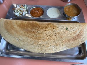 Vegetable Dosa  at Dosa Crepe Cafe in Vernon