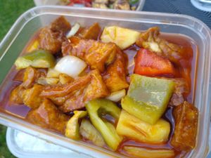 Tofu sweet and sour at Yim Wah Express in Cambridge