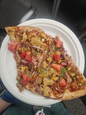 Vegan berry pizza at The Pie in Ogden