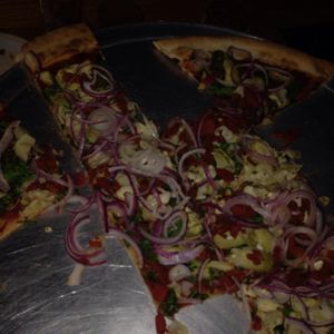 23' xtreme veggie, no moz, no feta, no parm at The Pie in Ogden