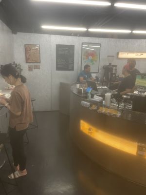 Even the snacks up front are vegan friendly too  at Voyager Espresso Coffee in New York City