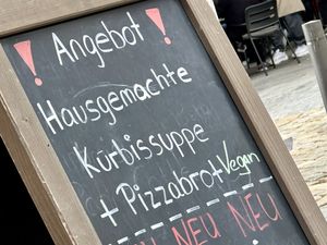 vegan pumpkin soup  at Casalinga in Passau