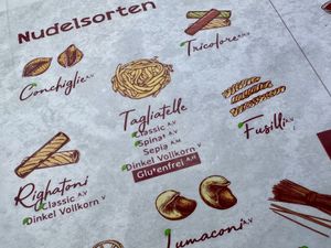 noodles labeled  at Casalinga in Passau