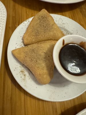Veggie samosa   at Indian Curry House in Banff