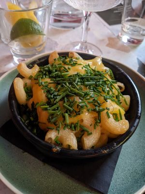 Vegan Mac and cheese at August House in Glasgow