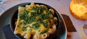 Mac and cheese at August House in Glasgow