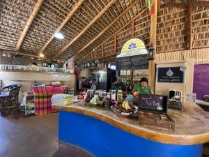 The cafe  at Pura Vida in Todos Santos