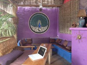 Comfortable seating at Pura Vida in Todos Santos