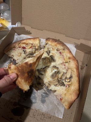   at D'Andrea's Pizza in Saratoga Springs